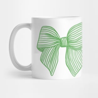 Coquette Kelly Green Bow Mug